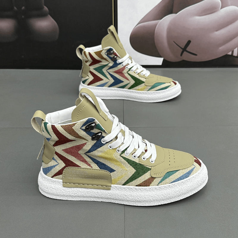 N0515 New high-top fashion breathable sneakers