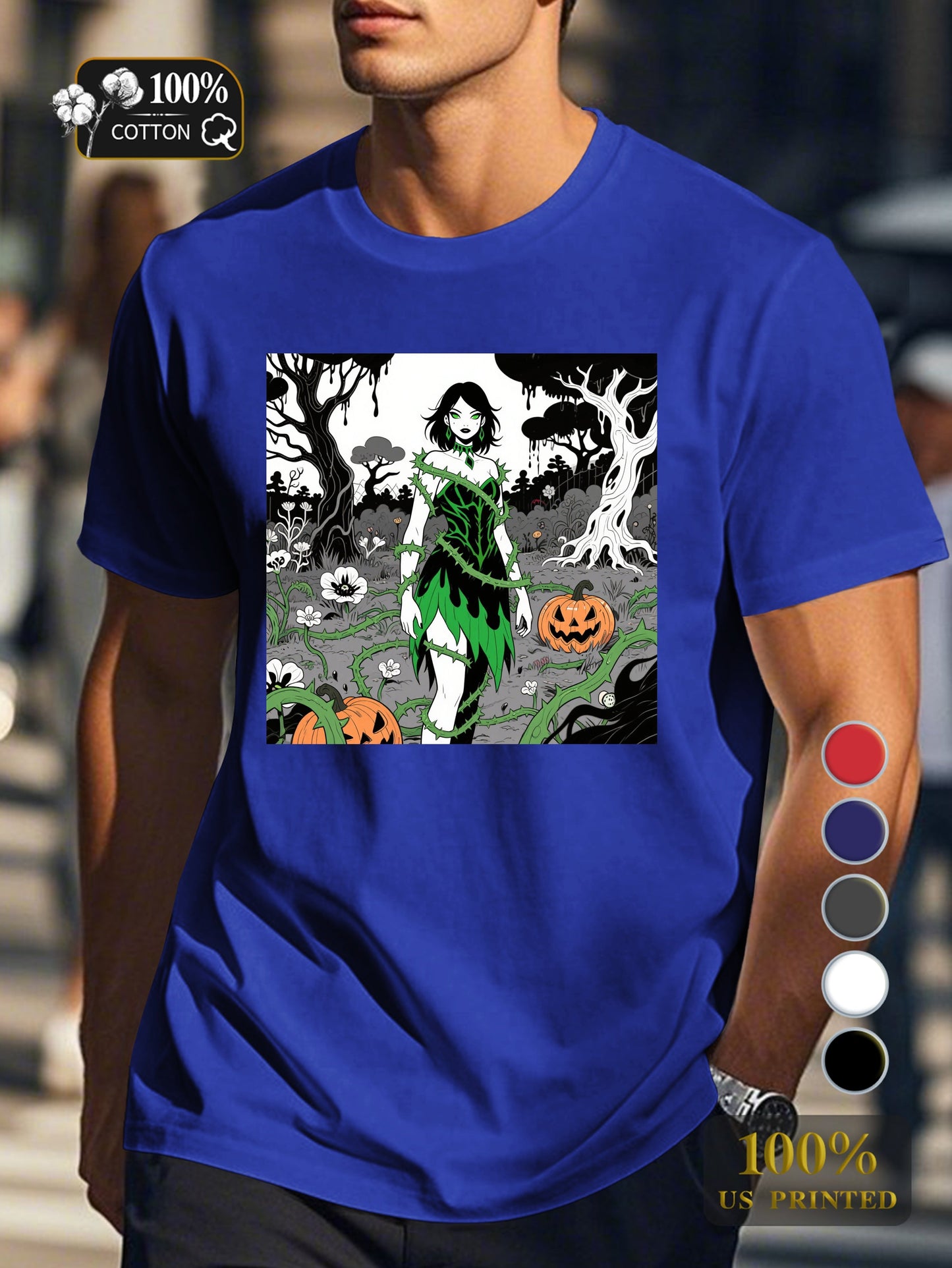 N0708 1 2 Men's pure cotton Tshirt Comfort Fit