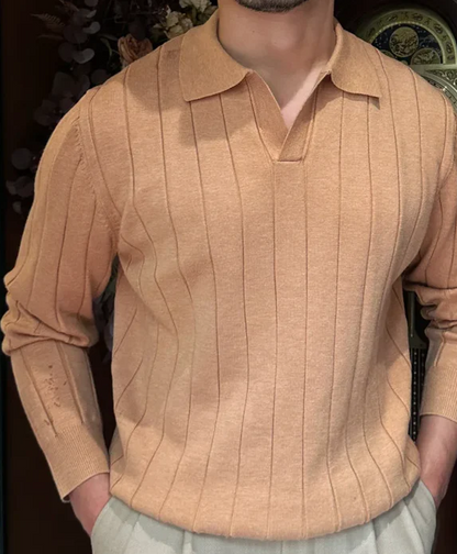 Men's Classic Polo Sweater