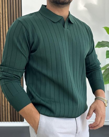 Men's Classic Polo Sweater