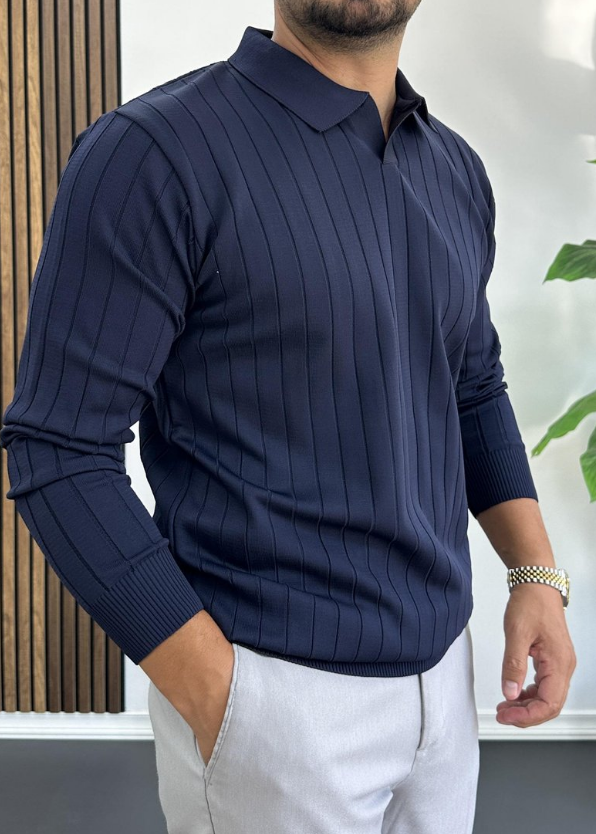 Men's Classic Polo Sweater