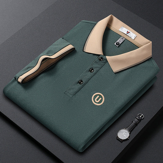 2023 Summer Light Luxury Embroidered Polo Shirt-Father's Day Gift