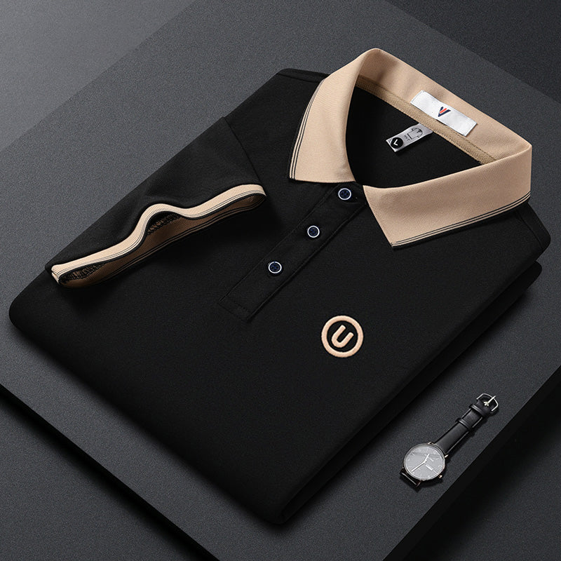 2023 Summer Light Luxury Embroidered Polo Shirt-Father's Day Gift