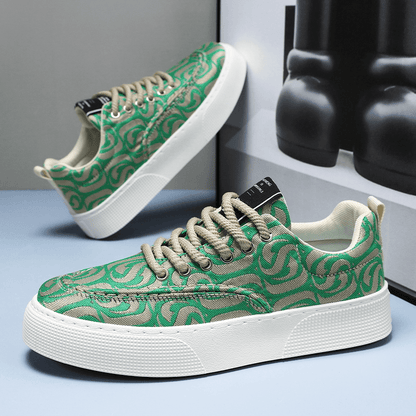 N0520 Summer new men's printed casual shoes