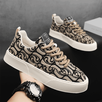 N0520 Summer new men's printed casual shoes