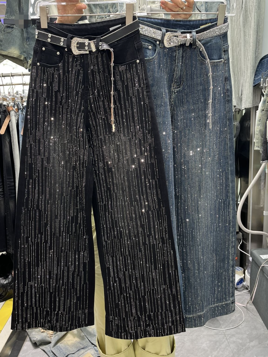 N101701 Rhinestone jeans