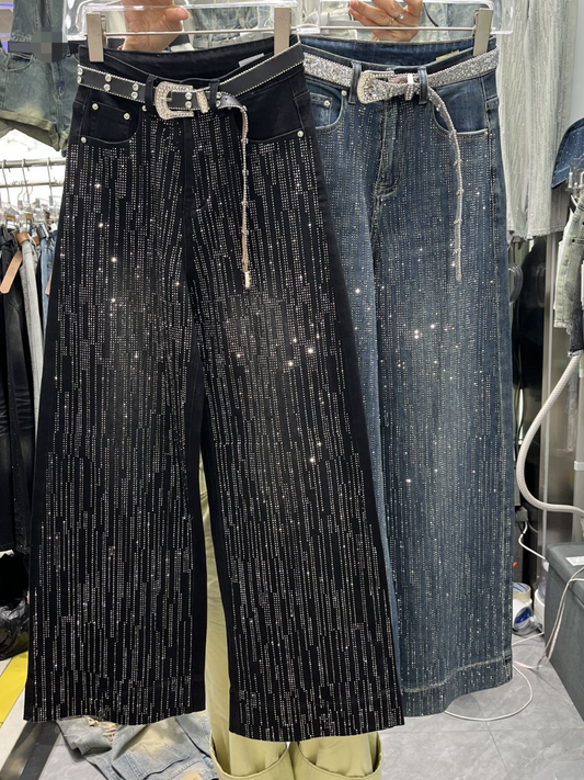 N101701 Rhinestone jeans