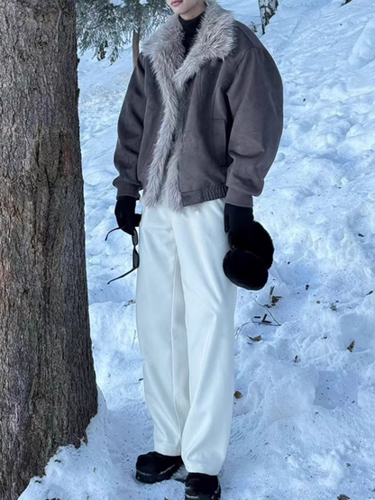 Winter Thick Lapel Cotton Jacket