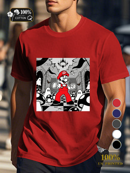 N0708 1 1 Men's pure cotton Tshirt Comfort Fit