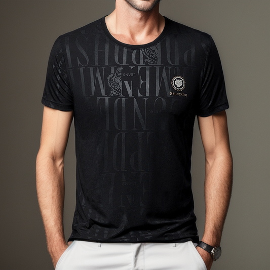 2023 Men's Fashion Ice Silk T-Shirt