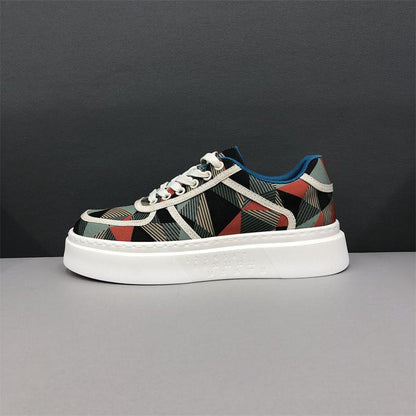 Men's painted and printed casual shoes