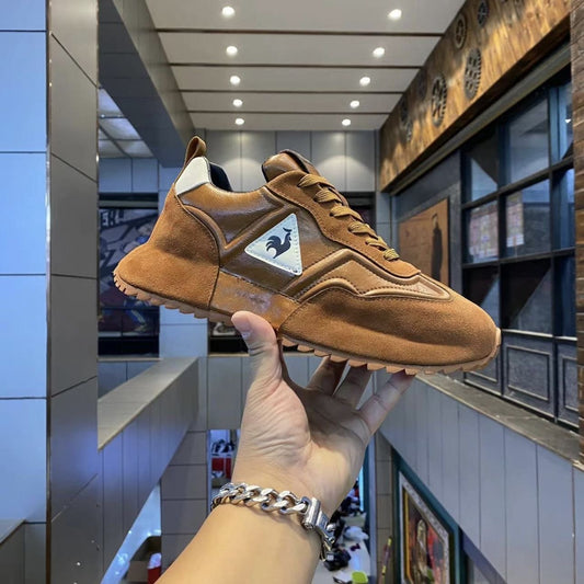 Men's genuine leather sneakers