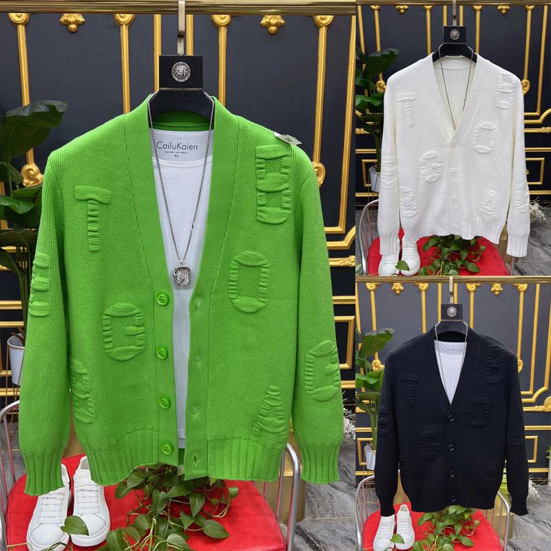 N1217 Men's high quality knitted cardigan