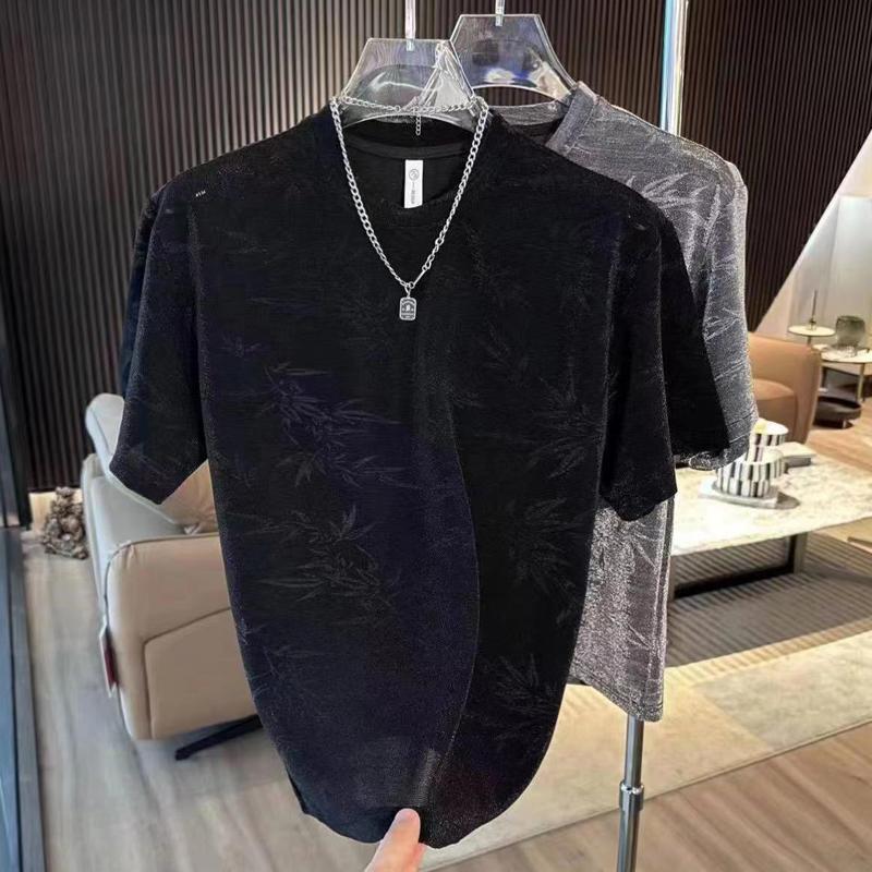 N0627 High-end men's versatile breathable casual short-sleeved