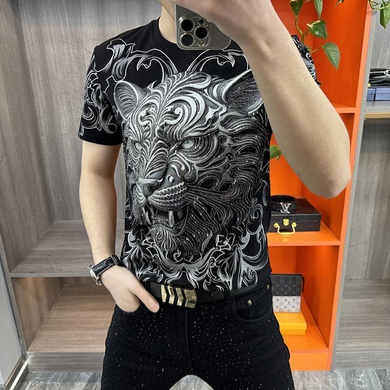 D5231 New Summer Rhinestone T-shirt