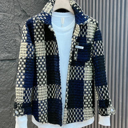 N0830 New jacquard woven casual jacket