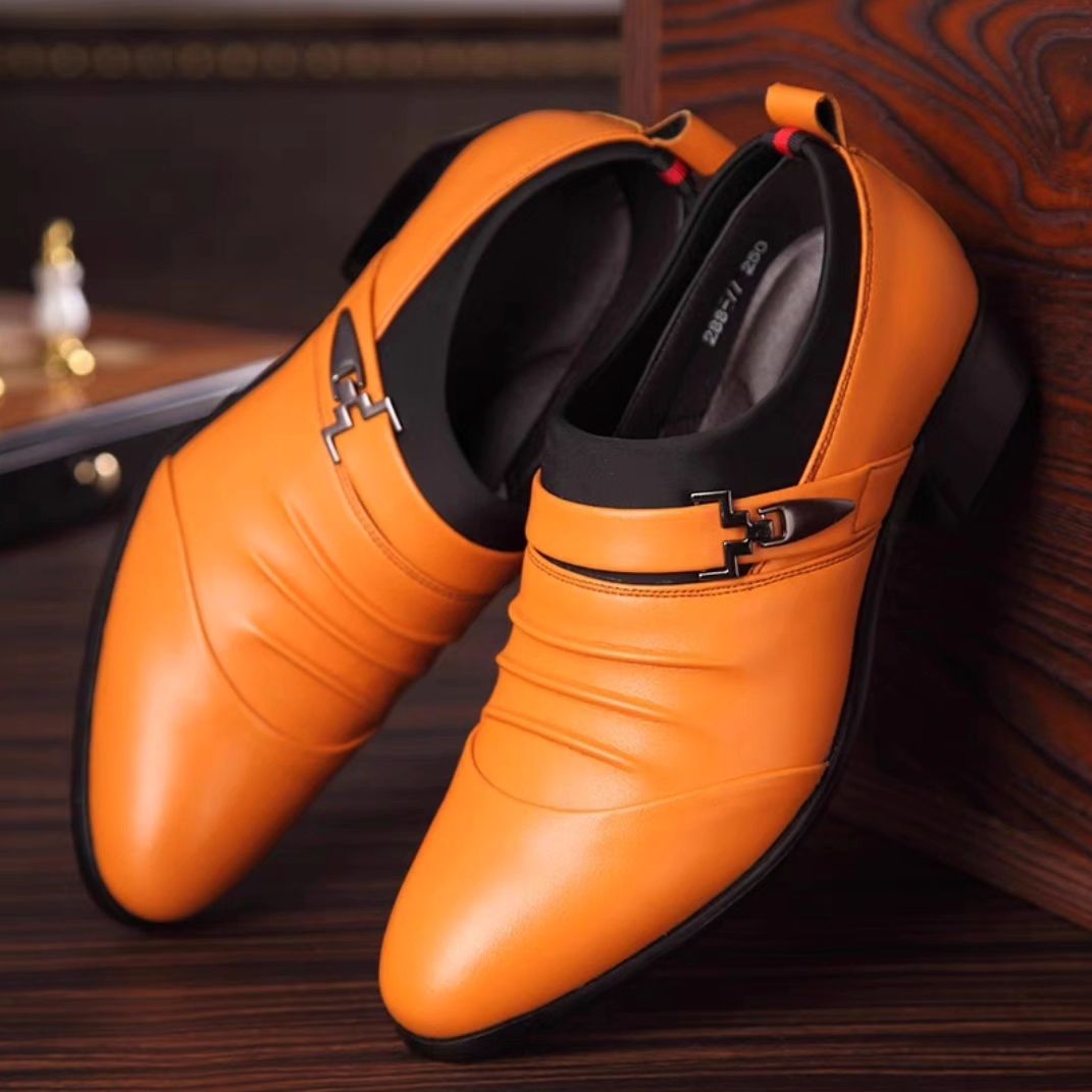 Men's business leather shoes—2024 new style