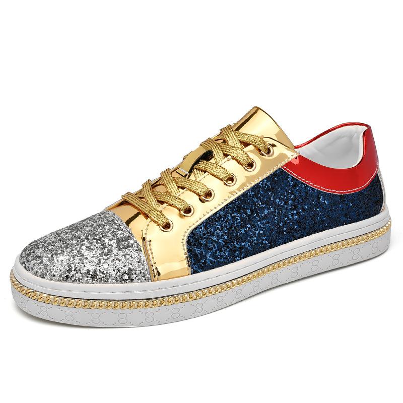 2024 trendy fashion glitter sneakers