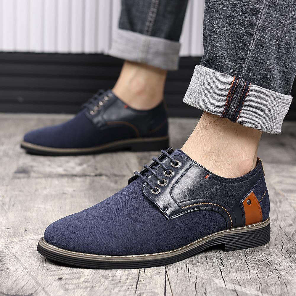 N0115 2025 Suede Men's Casual Leather Shoes