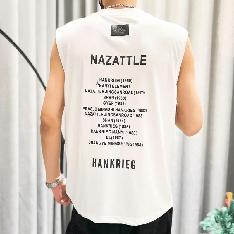 N0723 Summer new arrival simple letter all-match short-sleeved