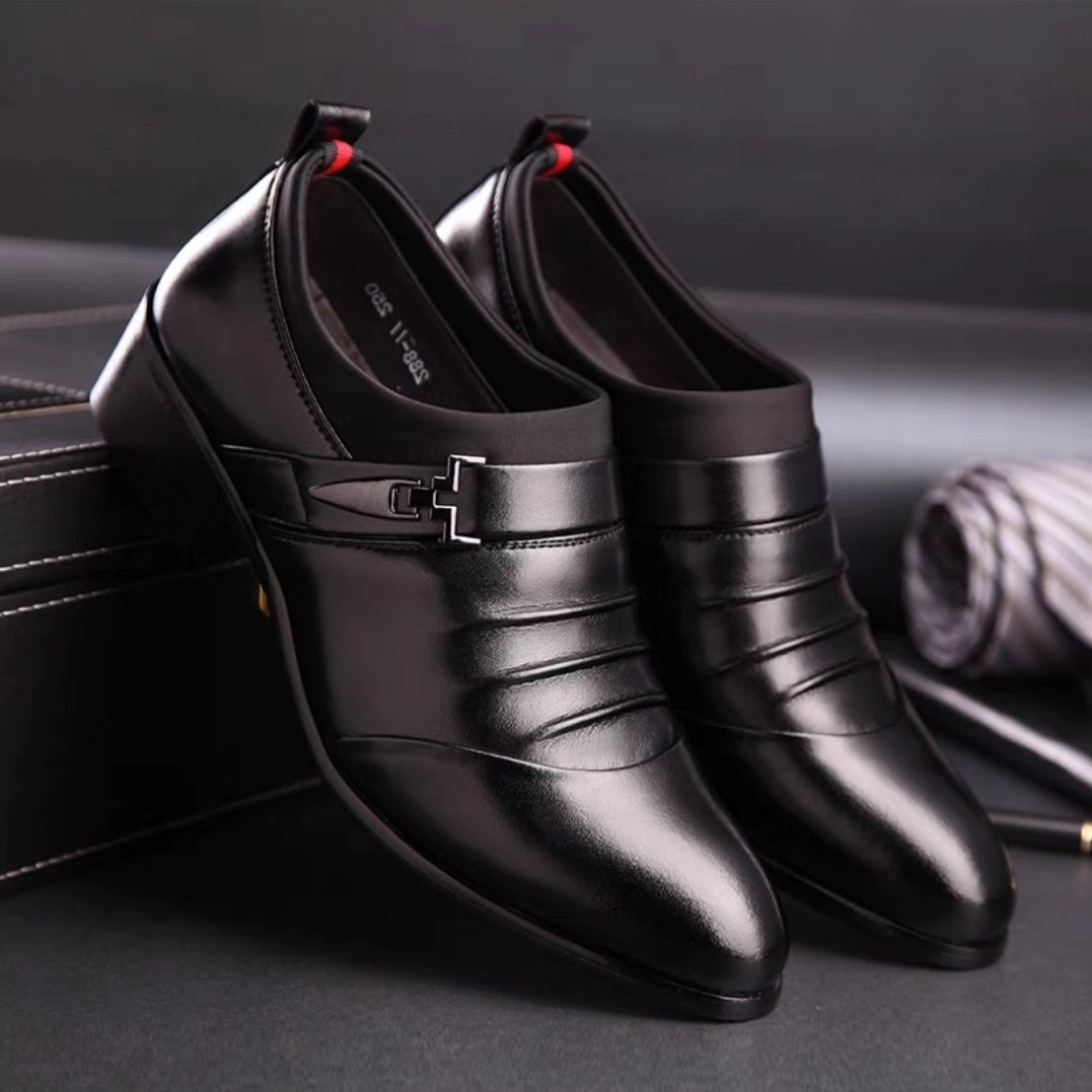 Men's business leather shoes—2024 new style