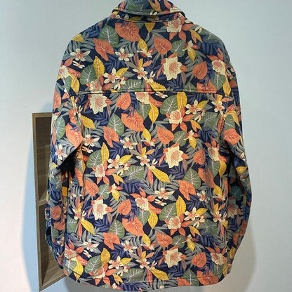 N0806 Men's stylish printed loose jacket