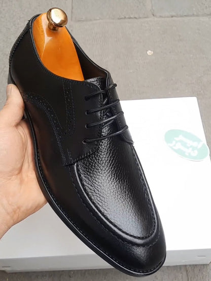 Men's genuine leather business shoes