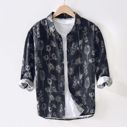 N0709 Summer casual all-match printed jacket