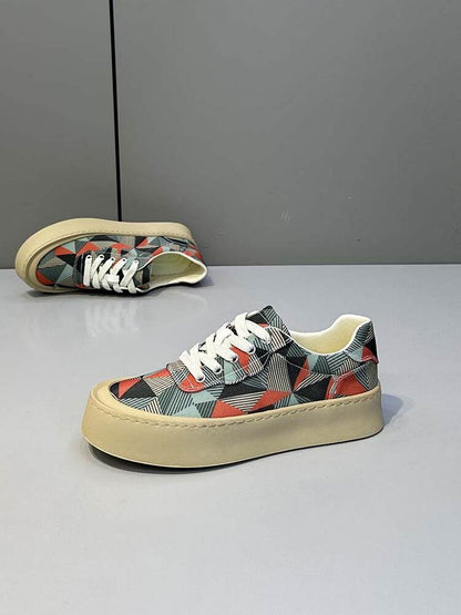 Men's trendy breathable printed sneakers