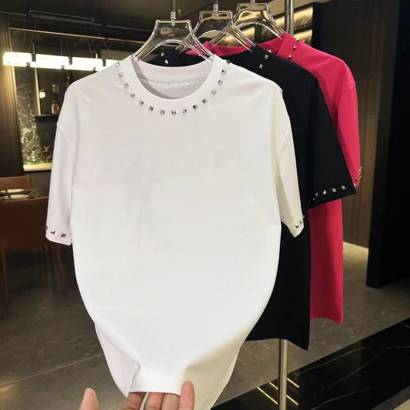 N0823 New Fashion Rivet T-shirt