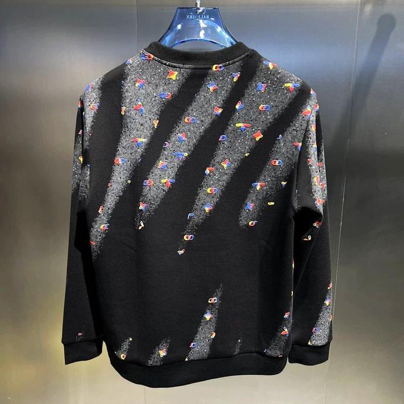 N0910 Men's shooting star print top