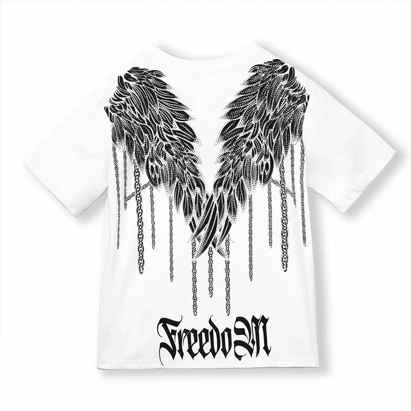 D5241 New Summer Rhinestone T-shirt