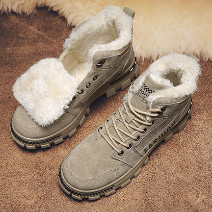 N1225 New winter men's non-slip sports cotton shoes
