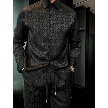 N1220 Men's Fashion Printed Suit