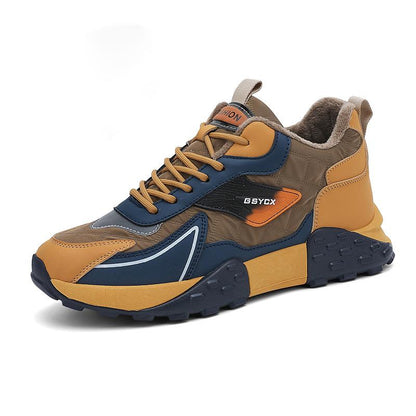 N0114 Men's autumn and winter plush warm casual shoes