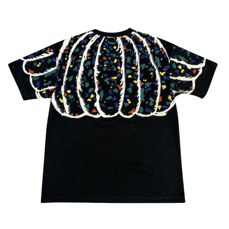 N0722 Summer men's versatile trendy printed T-shirt