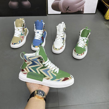 N0515 New high-top fashion breathable sneakers