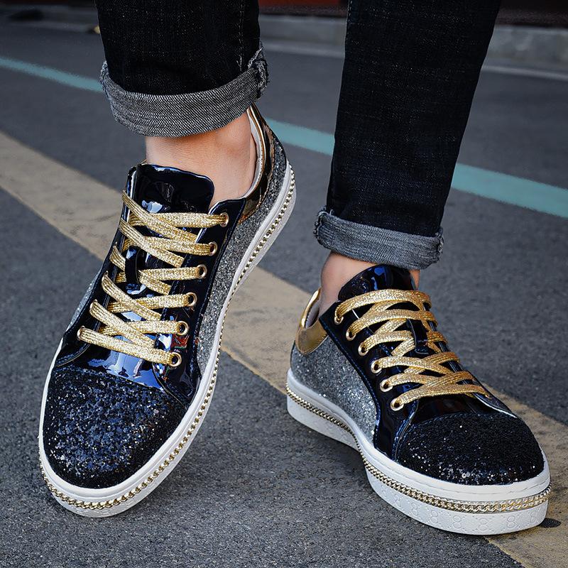 2024 trendy fashion glitter sneakers