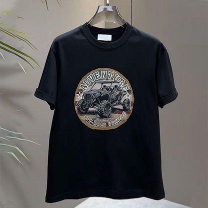 N0724 Men's trendy ins loose casual T-shirt