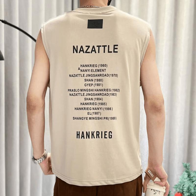 N0723 Summer new arrival simple letter all-match short-sleeved