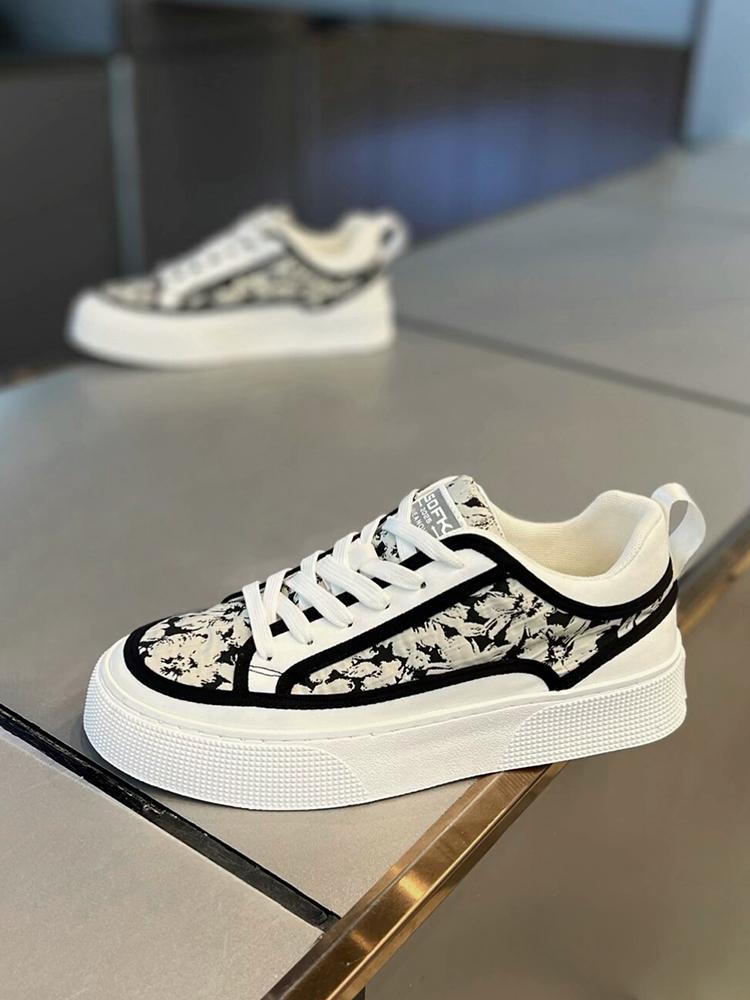 2024 summer new style printed breathable low-cut sneakers