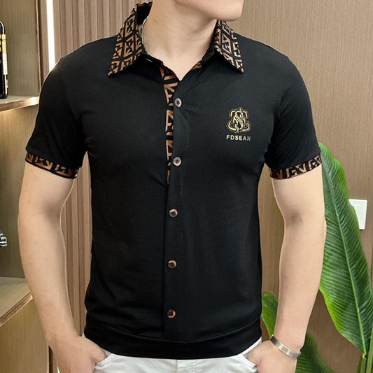 N0621 Summer fashion casual versatile short-sleeved shirt