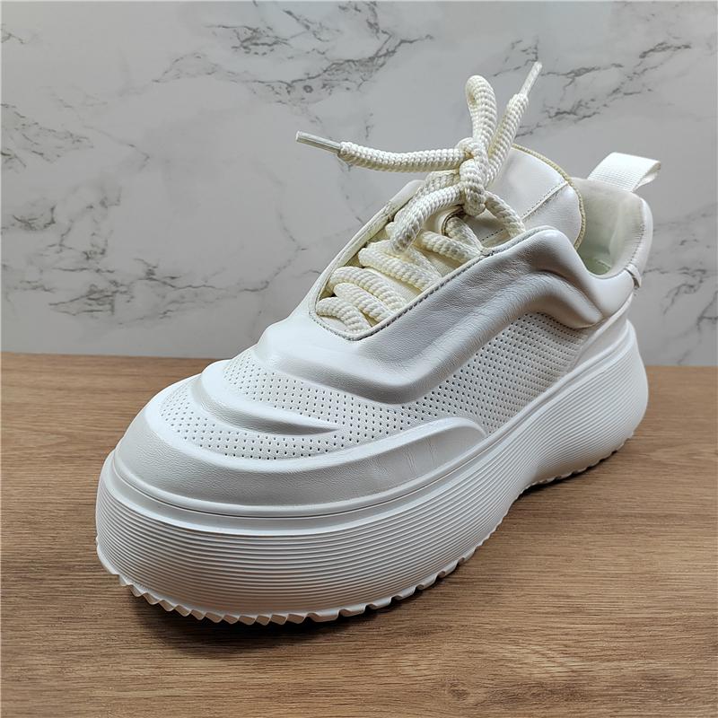 Men's thick-soled hollow breathable casual shoes