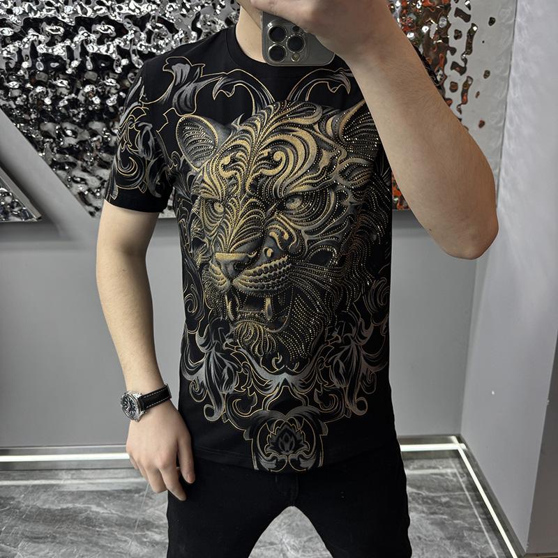 D5231 New Summer Rhinestone T-shirt