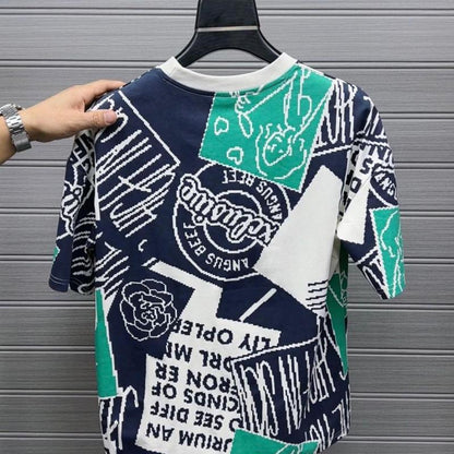 N0617 Popular printed casual versatile T-shirt