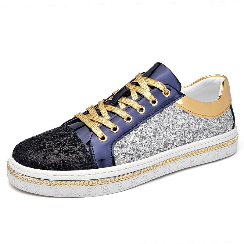 2024 trendy fashion glitter sneakers