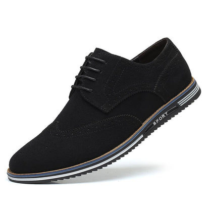 N0115 New Men's Nubuck Low-Top Shoes