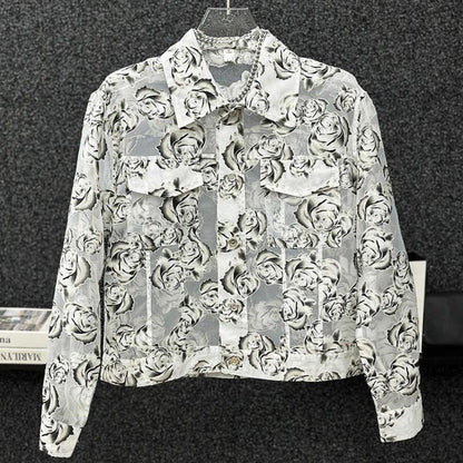 N0801 New summer hollow flower top