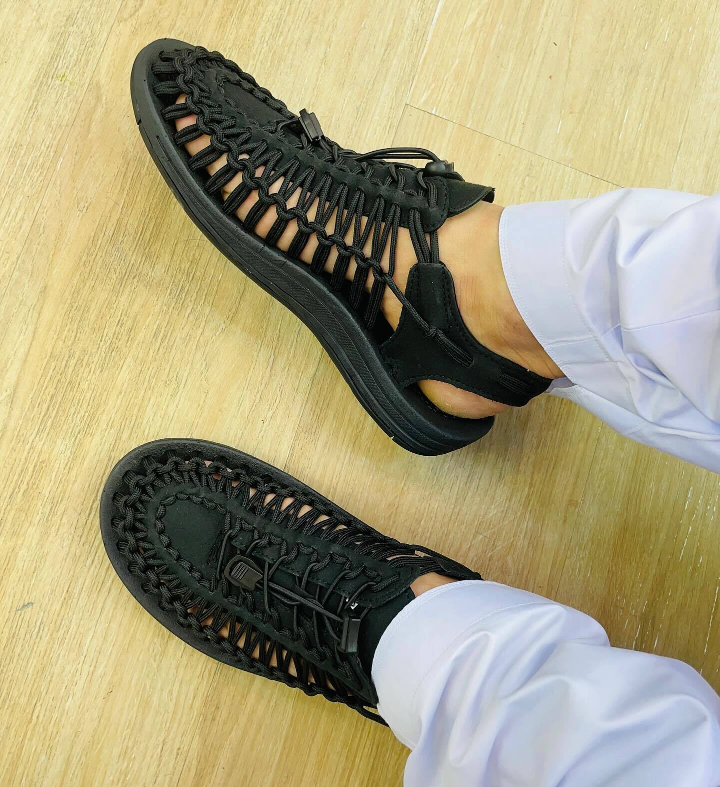 Men's Summer Braided Sandals Beach Shoes