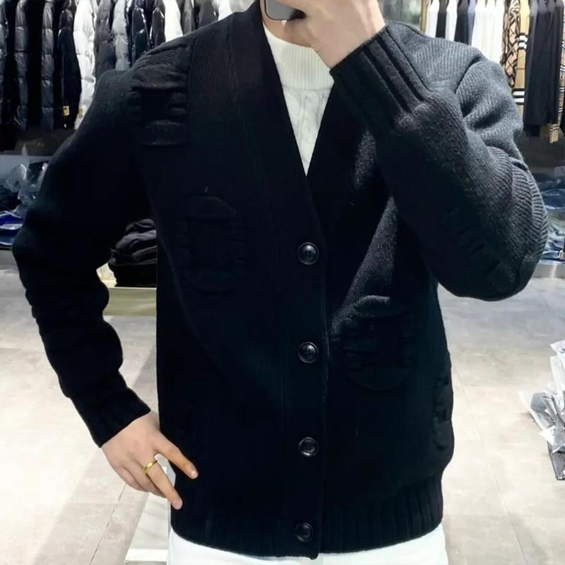 N1217 Men's high quality knitted cardigan